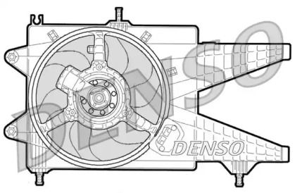 Вентилятор охолодження радіатора на Lancia Ypsilon  Denso DER09041.