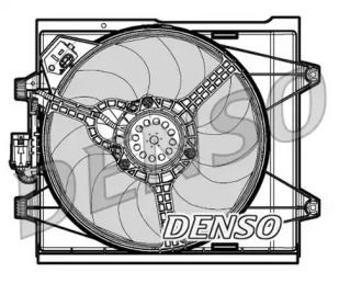 Вентилятор охолодження радіатора на Fiat 500  Denso DER09048.