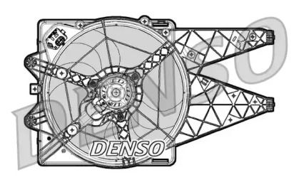 Вентилятор охлаждения радиатора Denso DER09065.
