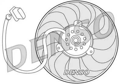 Вентилятор охолодження радіатора на Skoda Octavia Tour  Denso DER32004.
