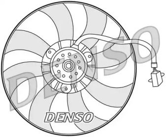 Вентилятор охлаждения радиатора на Seat Ibiza  Denso DER32007.