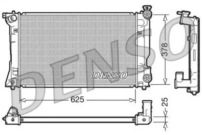 Алюмінієвий радіатор охолодження двигуна Denso DRM50035.