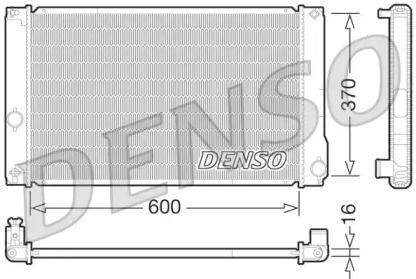 Радиатор охлаждения двигателя Denso DRM50076.