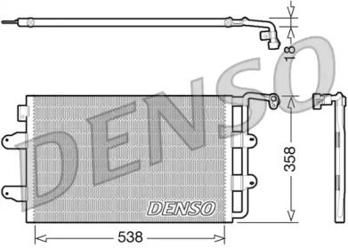 Радиатор кондиционера Denso DCN32026.