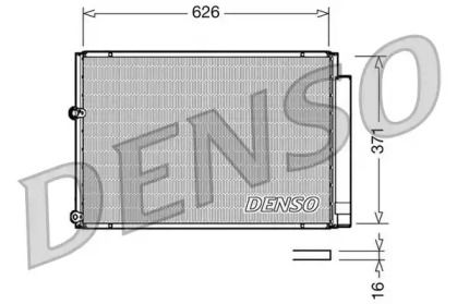 Радиатор кондиционера Denso DCN50018.