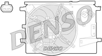 Вентилятор охлаждения радиатора Denso DER09053.