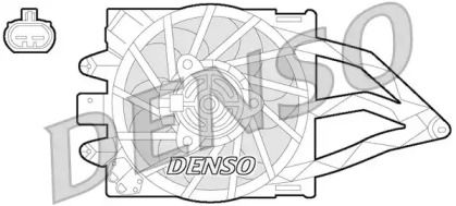 Вентилятор охлаждения радиатора Denso DER09057.