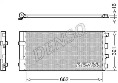 Радиатор кондиционера Denso DCN37003.