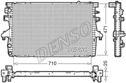 Радиатор охлаждения двигателя на Фольксваген Траспортер Т5 Denso DRM32039.