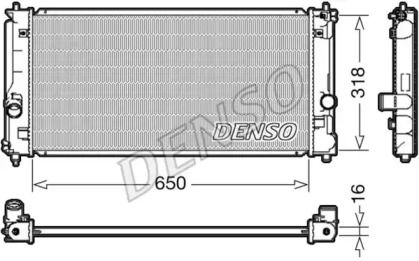 Радіатор охолодження двигуна Denso DRM50081.