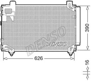 Радиатор кондиционера Denso DCN50044.