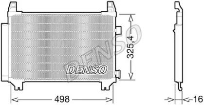 Радиатор кондиционера Denso DCN50029.