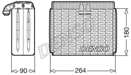 Випарник кондиціонера Denso DEV01002.
