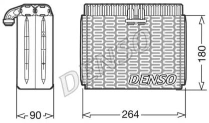 Випарник кондиціонера Denso DEV01010.