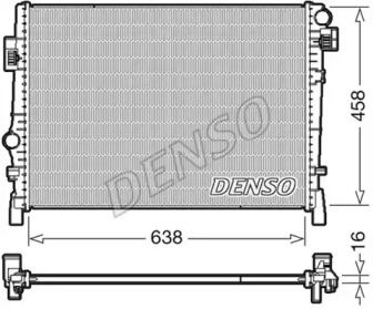 Радіатор охолодження двигуна Denso DRM09054.
