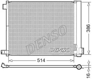 Радиатор кондиционера Denso DCN46022.