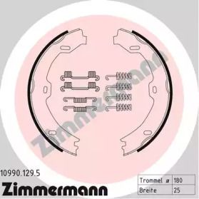 Тормозные колодки ручника на Мерседес E320 Otto Zimmermann 10990.129.5.