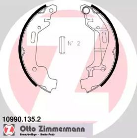 Барабанні гальмівні колодки Otto Zimmermann 10990.135.2.