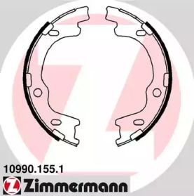 Тормозные колодки ручника на Kia Pro Ceed  Otto Zimmermann 10990.155.1.