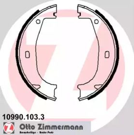 Гальмівні колодки ручника на БМВ 320 Otto Zimmermann 10990.103.3.