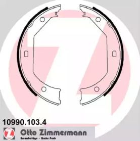 Тормозные колодки ручника на BMW X1  Otto Zimmermann 10990.103.4.