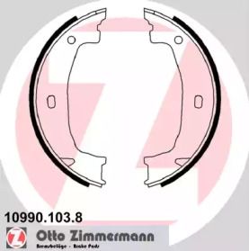Гальмівні колодки ручника на БМВ 2  Otto Zimmermann 10990.103.8.