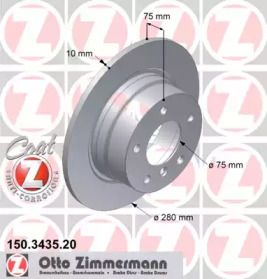 Тормозной диск на БМВ З4  Otto Zimmermann 150.3435.20.