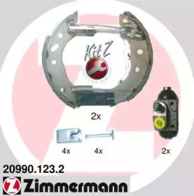 Барабанные тормозные колодки на Mazda 121  Otto Zimmermann 20990.123.2.