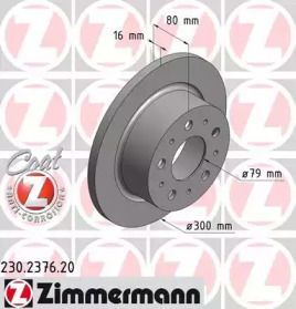 Тормозной диск Otto Zimmermann 230.2376.20.