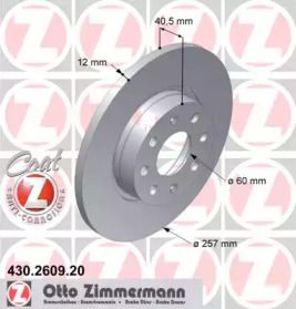 Тормозной диск Otto Zimmermann 430.2609.20.