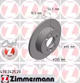 Тормозной диск Otto Zimmermann 470.2425.20.