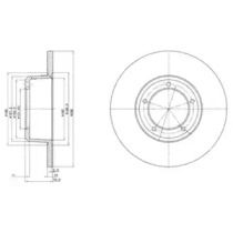 Тормозной диск на Ленд Ровер Дефендер  Delphi BG2297.