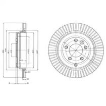 Вентилируемый тормозной диск на Ленд Ровер Дискавери  Delphi BG4020C.