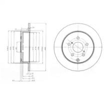 Гальмівний диск Delphi BG4051.