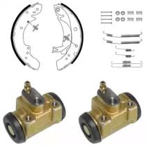 Барабанные тормозные колодки на Peugeot Boxer  Delphi KP915.
