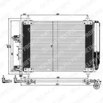 Радиатор кондиционера Delphi TSP0225537.
