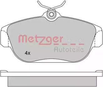 Переднї гальмівні колодки на Вольво 760  Metzger 1170018.