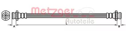 Гальмівний шланг на Opel Agila  Metzger 4110123.