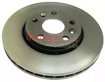 Вентильований гальмівний диск на Mercedes-Benz Citan  Metzger 6110003.
