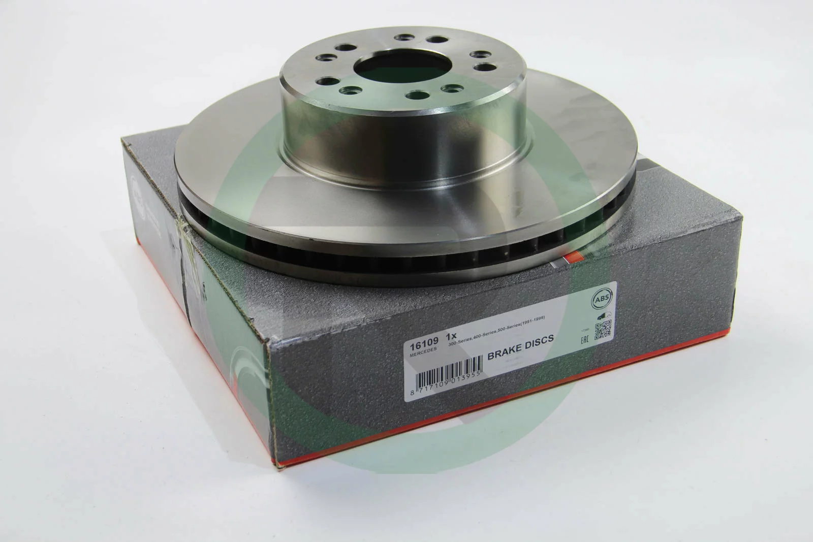 Вентилируемый тормозной диск на Мерседес С класс  A.B.S. 16109.