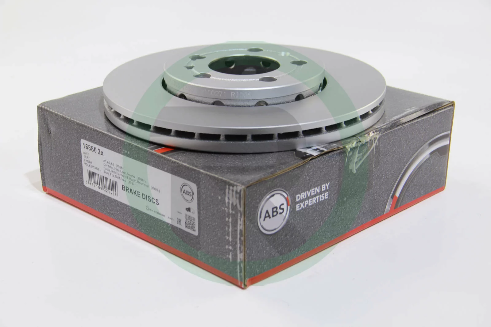 Вентилируемый тормозной диск на Skoda Rapid  A.B.S. 16880.