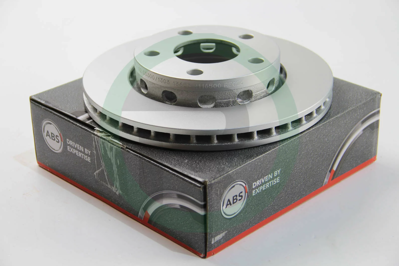 Вентильований гальмівний диск на Ауді A4 Б5 A.B.S. 17221.