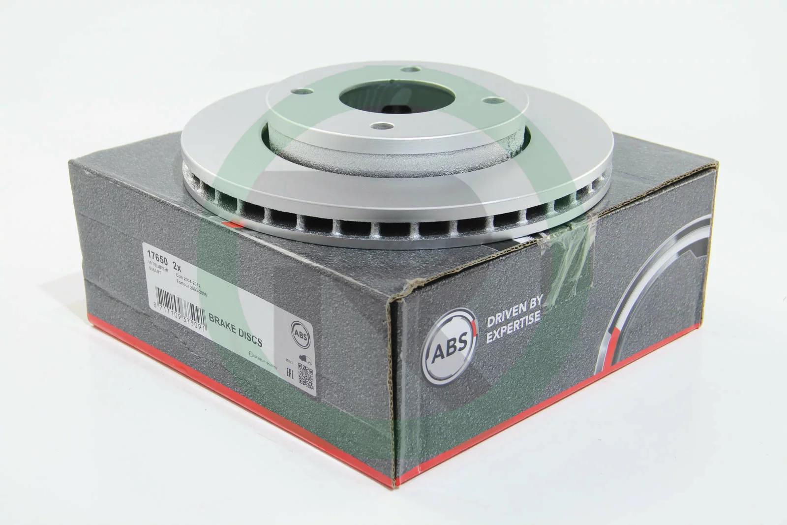 Вентилируемый тормозной диск на Smart Forfour  A.B.S. 17650.