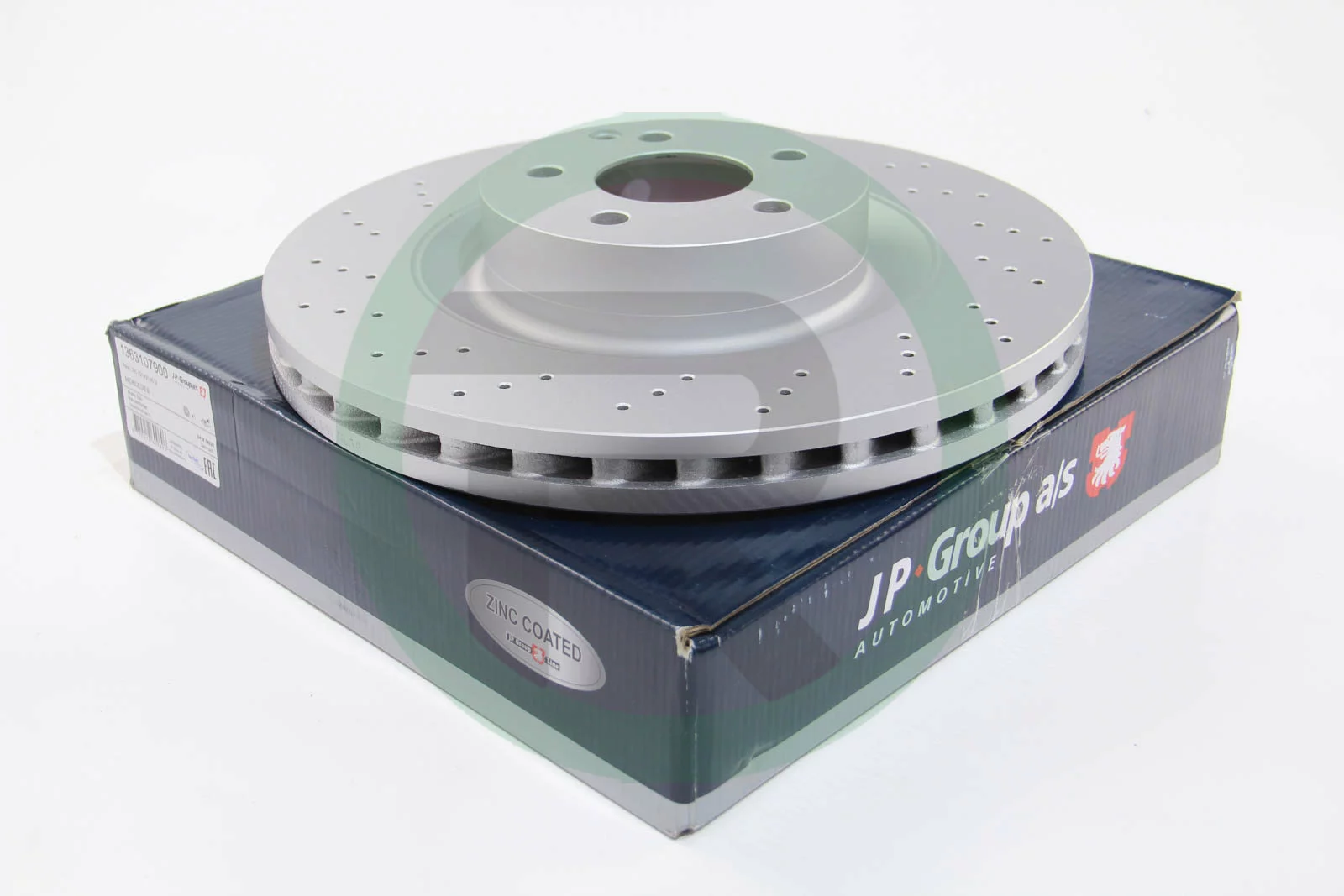 Передній гальмівний диск на Мерседес СЛ  JP Group 1363107900.