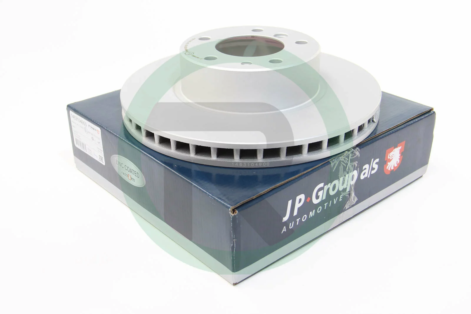 Вентилируемый передний тормозной диск JP Group 1463104900.