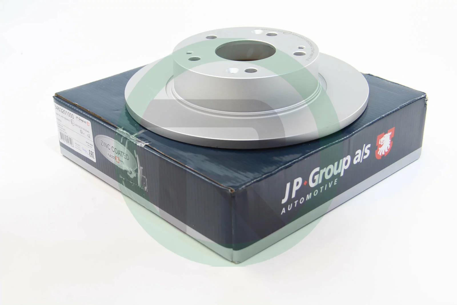 Задній гальмівний диск на Honda Accord  JP Group 3463201000.