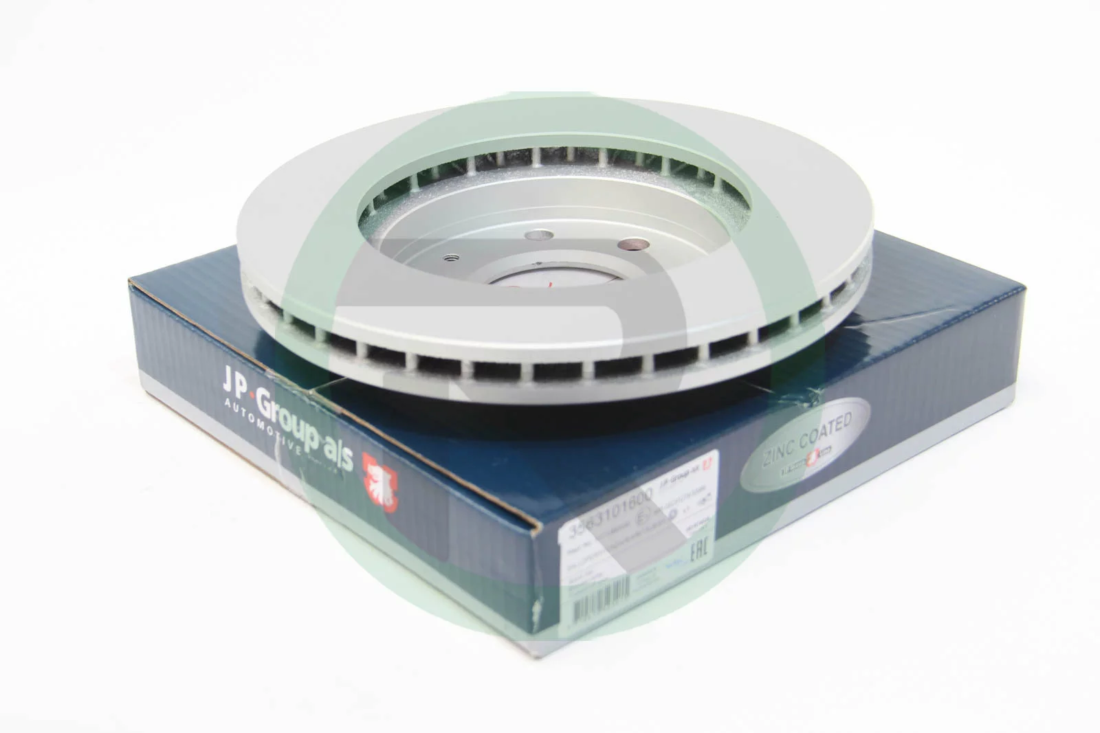 Вентильований передній гальмівний диск на Мітсубісі Спейс Раннер  JP Group 3563101600.