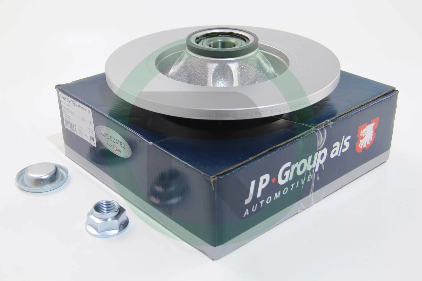 Задний тормозной диск на Citroen DS5  JP Group 4163201700.