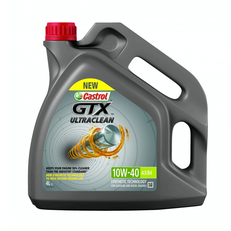 Моторне масло GTX ULTRACLEAN 10W-40 4 л на Хонда Фр-в  Castrol 15A4E0.