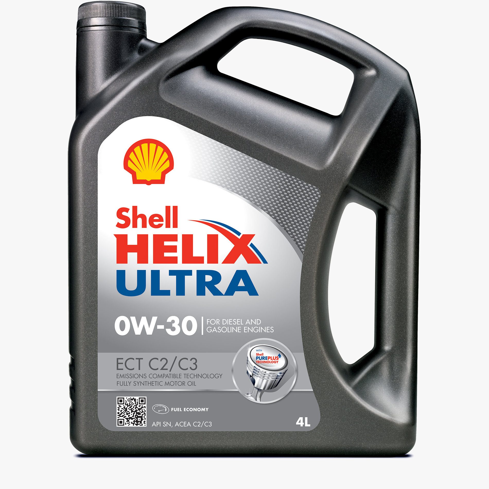 Моторное масло HELIX ULTRA ECT 0W-30 4 л Shell 550042353.